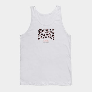 Animal print. Wild leopard print pattern Tank Top